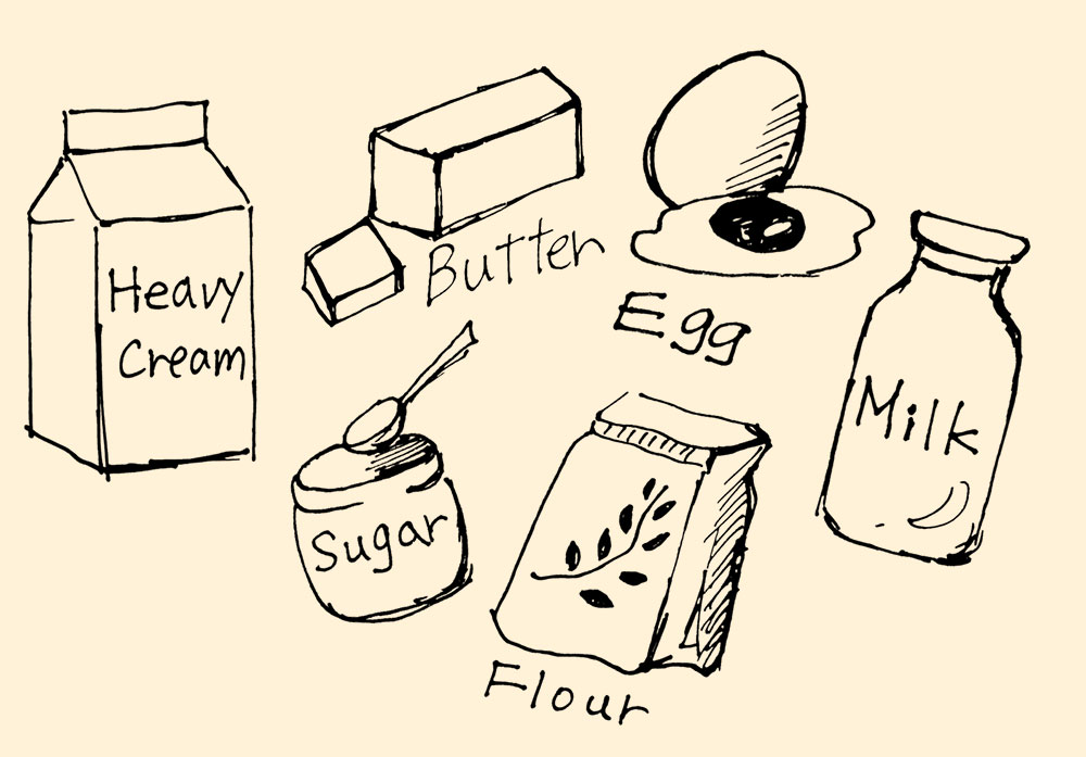 illustration, ingredients